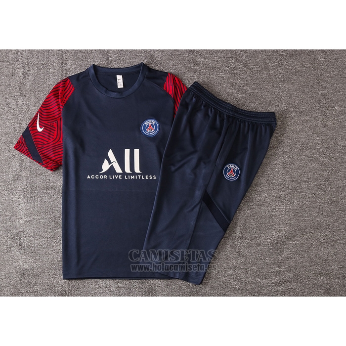 Chandal del Paris Saint-Germain Manga Corta 2020-2021 Azul y Rojo